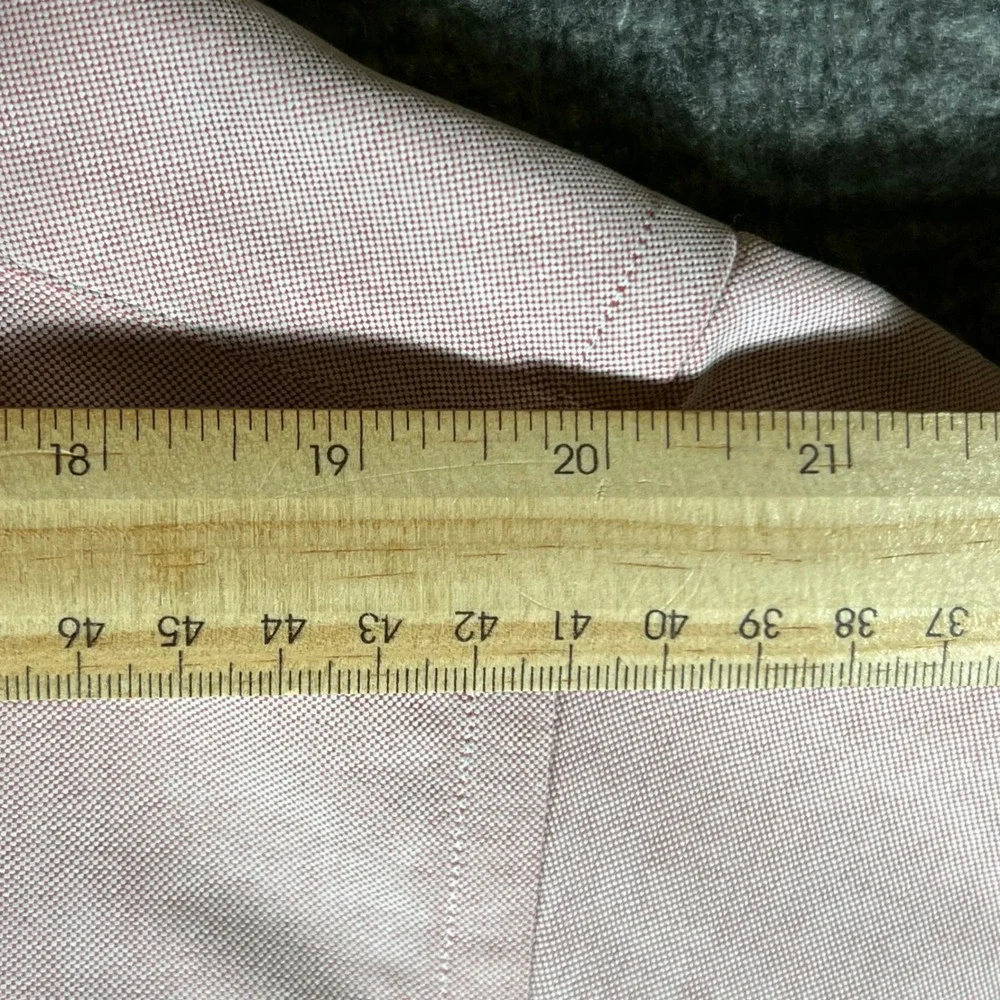 LLBean Mens‎ Pink Wrinkle Resistant Long Sleeve Button Down Shirt XL